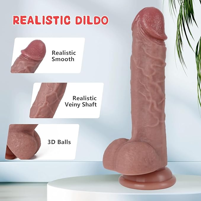 Sex Toys Dildo, Realistic Silicone Dildo