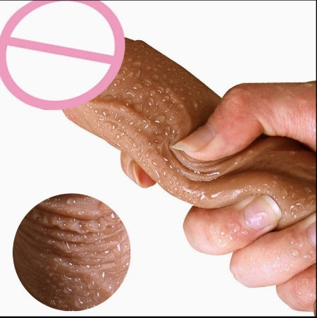 Waterproof Adult Sex Toy Silicone Soft Realistic Big Dildo for Women