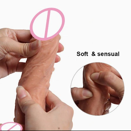 Waterproof Adult Sex Toy Silicone Soft Realistic Big Dildo for Women