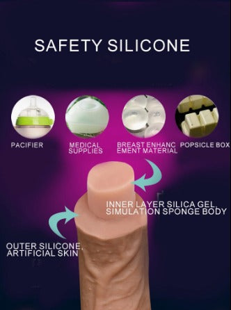 Waterproof Adult Sex Toy Silicone Soft Realistic Big Dildo for Women